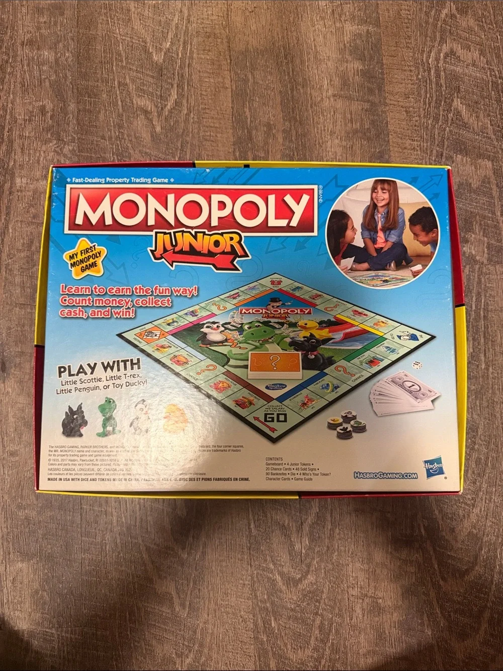Monopoly Junior Board Game - Colorful Kids Edition (Multicolor)